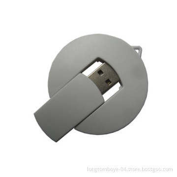 Round USB Memory Stick Free Logo